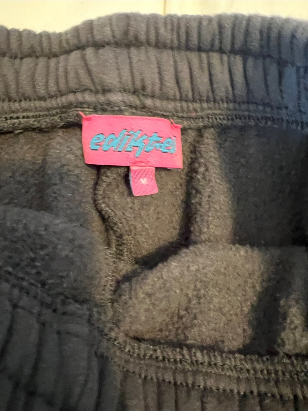 Gray Sweatpants with Pink Bow Accent - Picture 4 of 5